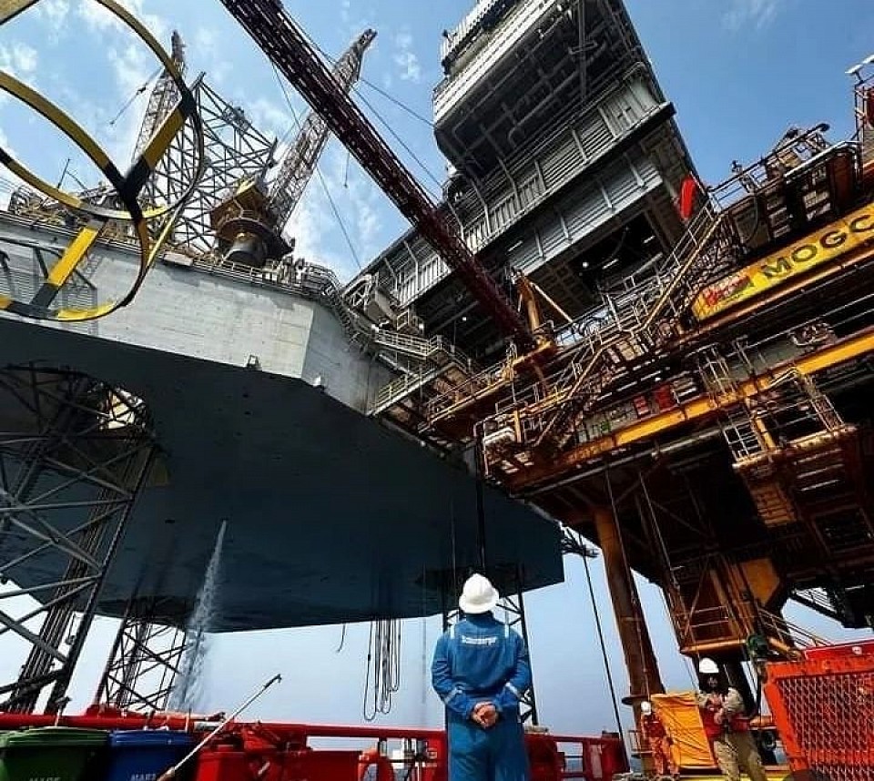Our offshore facilities off the coast of the Mediterranean Sea